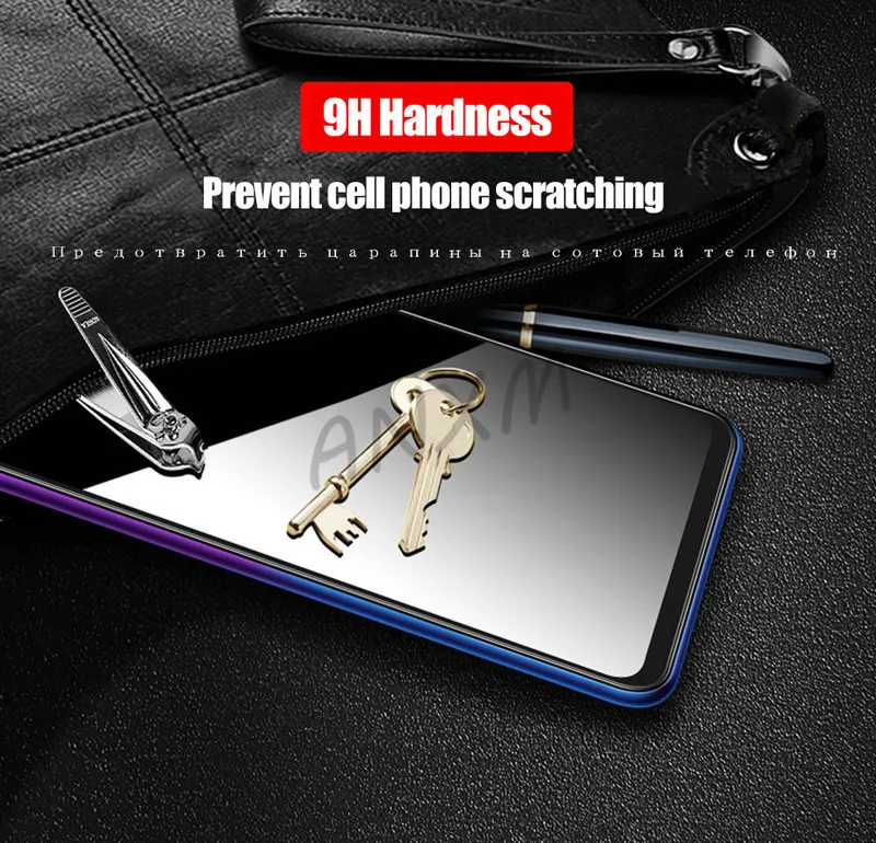 3 шт полное закаленное стекло для huawei Enjoy 9e 9s 10 Plus протектор экрана 9H анти Blu-Ray закаленное стекло для Enjoy 10 Plus 9s 9e
