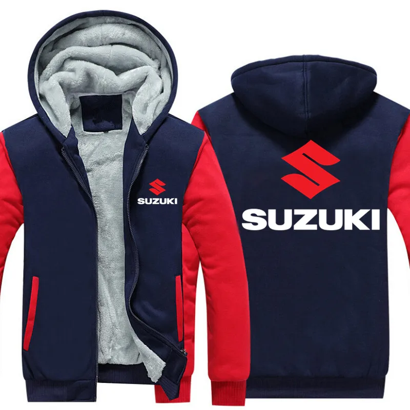 Для утолщения молнии Suzuki fans толстовки Одежда 20fgr