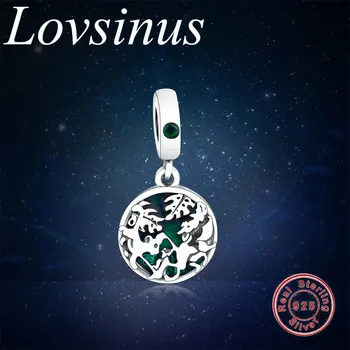 

New Fashion 925 Sterling Silver Enamel Animal Dangle Charm Beads Fit Original European Charms Bracelet Necklace Jewelry Berloque