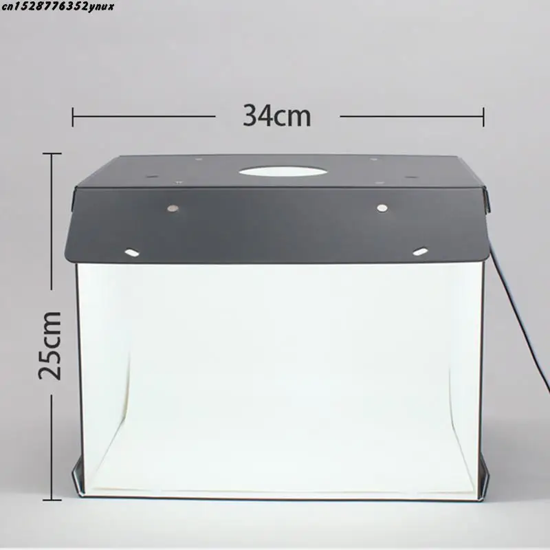 New SANOTO Mini Photo Studio Box Photography Backdrop portable Softbox LED Light Photo Box fold Studio Soft