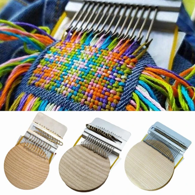 Small Loom-Speedweve Type Weave Tool Small knitting Machine Tools  Convenient Darning Machine can be Mended Clothes and Jeans - AliExpress