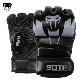 

New Adults MMA Venomous Snake Multicolor Boxing Gloves MMA Tiger Muay Thai Gloves Muay Thai Boxing Fight Gloves Sanda Pads Box