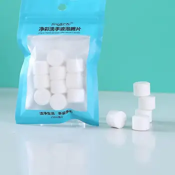 

10Pcs DIY Natural Foaming Hand Sanitizer Effervescent Hand Wash Instant Tablets Antibacterial Tablets Disinfectant Foam X8S9