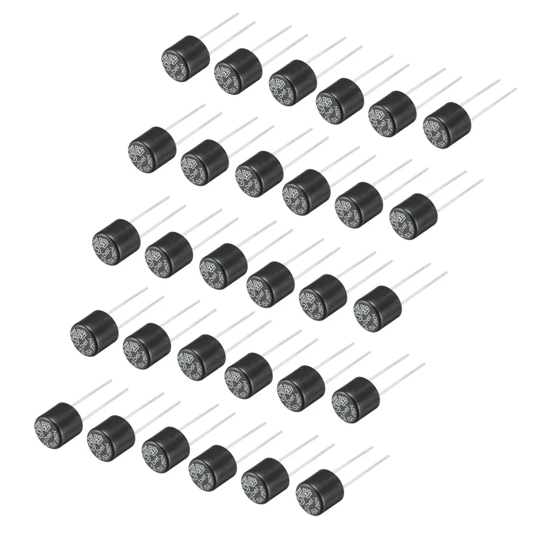 

uxcell 30Pcs DIP Mounted Miniature Cylinder Slow Blow Micro Fuse T3.15A 3.15A 250V