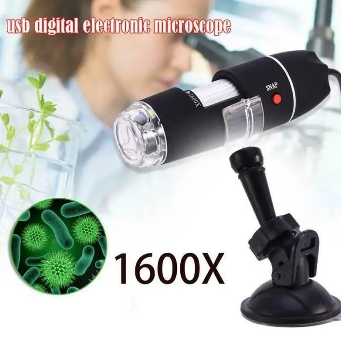 1080P 8 светодиодный микроскоп Камера 1000X/1600X цифровой лупа USB JLRL88
