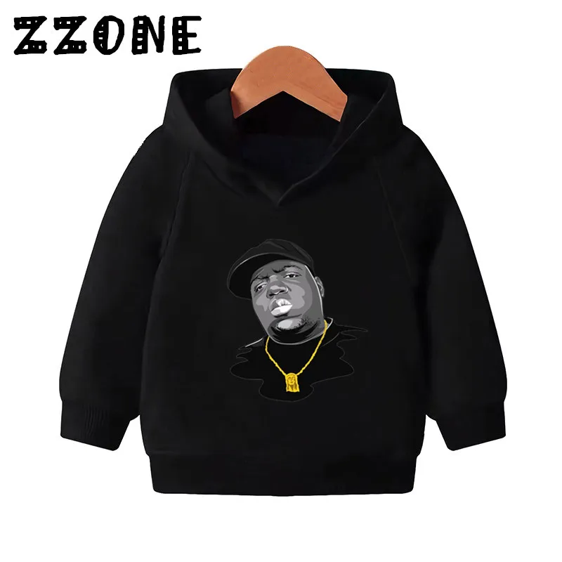 Crianças Biggie Smalls Sweatshirts Baby Pullover Tops