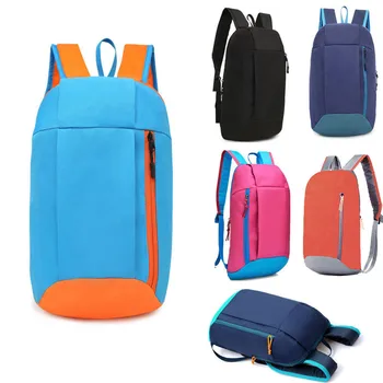

Sports Women's Backpack Oxford Cloth Soild Color Zipper Soft Hiking Rucksack Women Unisex Schoolbags Satchel Bag