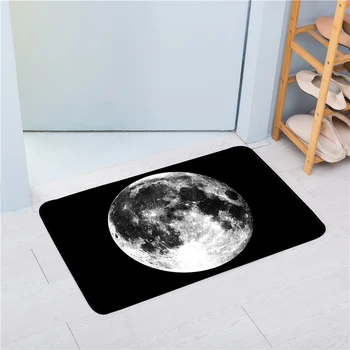 

Universe Space Non-slip Bathroom Mat Toilet Foot Pad Water Absorption Bath Rug Thick Kitchen Floor Mat Home Entrance Doormat