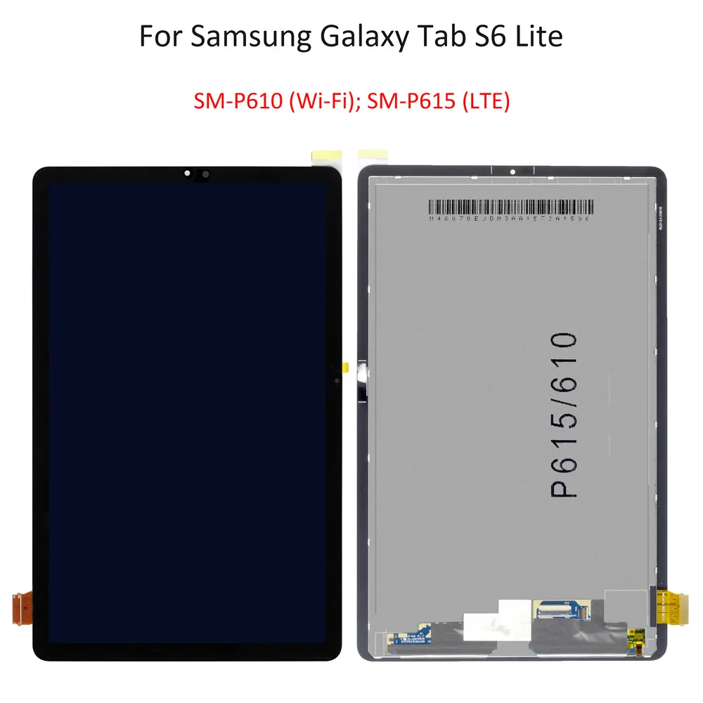 10.4'' For Samsung Galaxy Tab S6 Lite SM P610 (Wi Fi); SM P615 (LTE