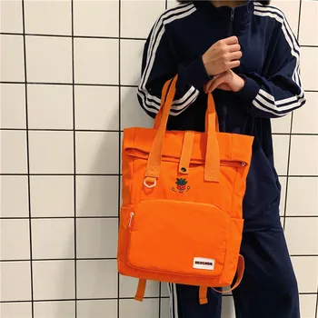 

Female Student Backpack Women New Trend candy Backpacks College School School Bags Travel Shoulder Bags for Teenager Girls 2020