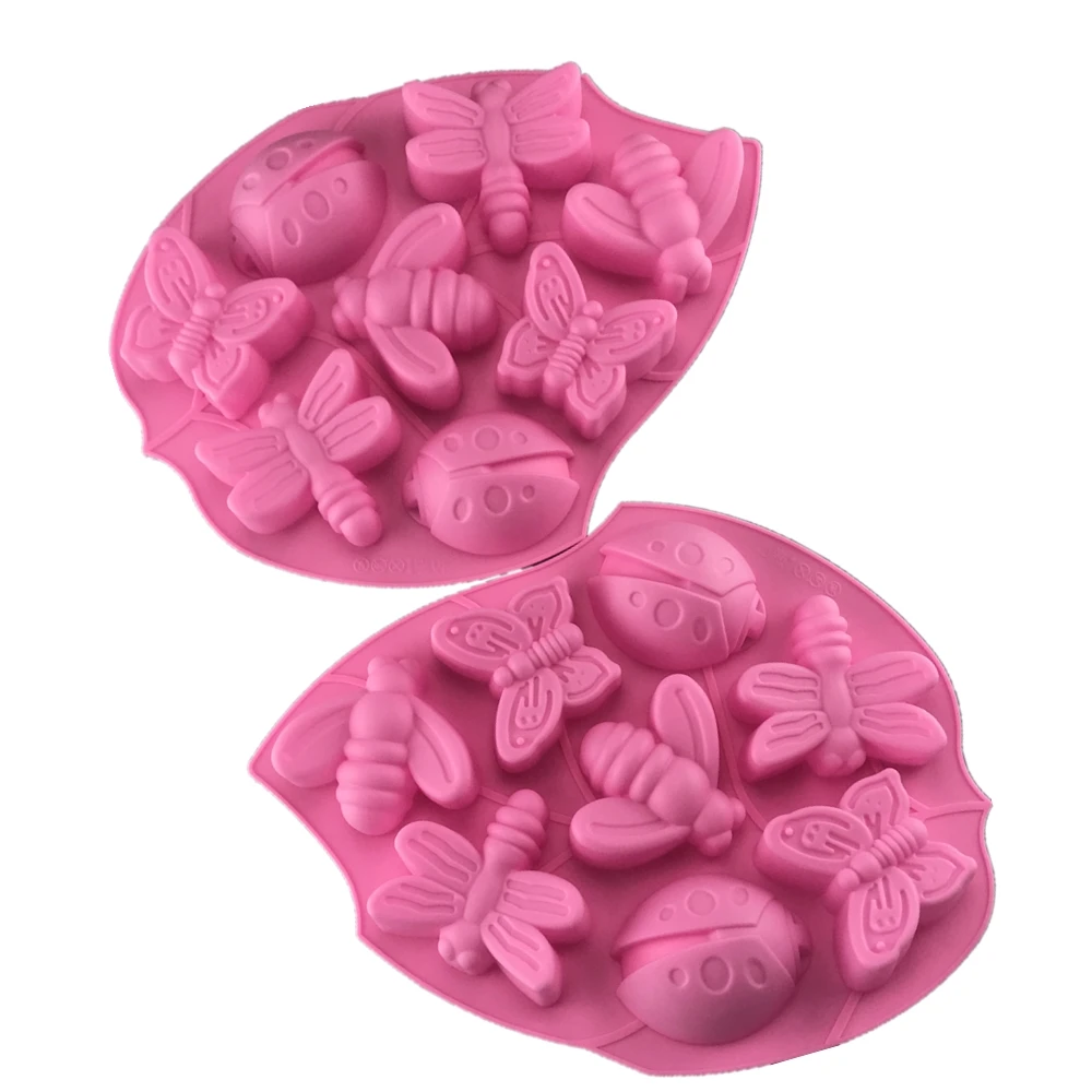 8 полости насекомых Силиконовые формы для торта кухонные выпечки DIY десерты