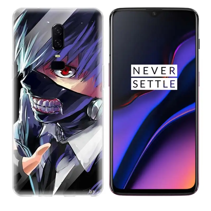Японский чехол с аниме Токийский Гуль для Oneplus 7t 1+ 7pro 1+ 3 3t 5 5t 6 6t 7 TPU художественный Подарочный чехол для телефона с рисунком чехол на заказ s