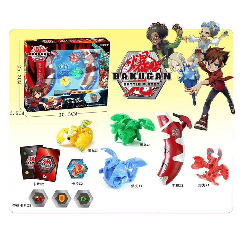 Takara Tomy 5 шт./компл. оригинальные преобразования Bakucores Drago Bakugan batch Planet Toys Монстр