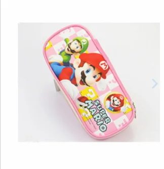 

Pencil Case big Capacity Mario pattern Pencil Pouch Stationery Organizer Multifunction Cosmetic Makeup Bag Perfect Holder for Pe