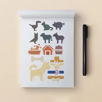 

Hollow Painting Template DIY Lace Ruler Painting Stencil Primary School DIY Drawing Template