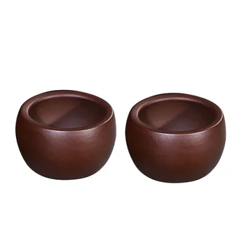 

Cup 80ml Handmade Purple Clay Tea Cup 2PCS Yixing Zisha Tea Bowl Vintage Teacup Master Teacups Kung Fu Teaware Drinkware Decor