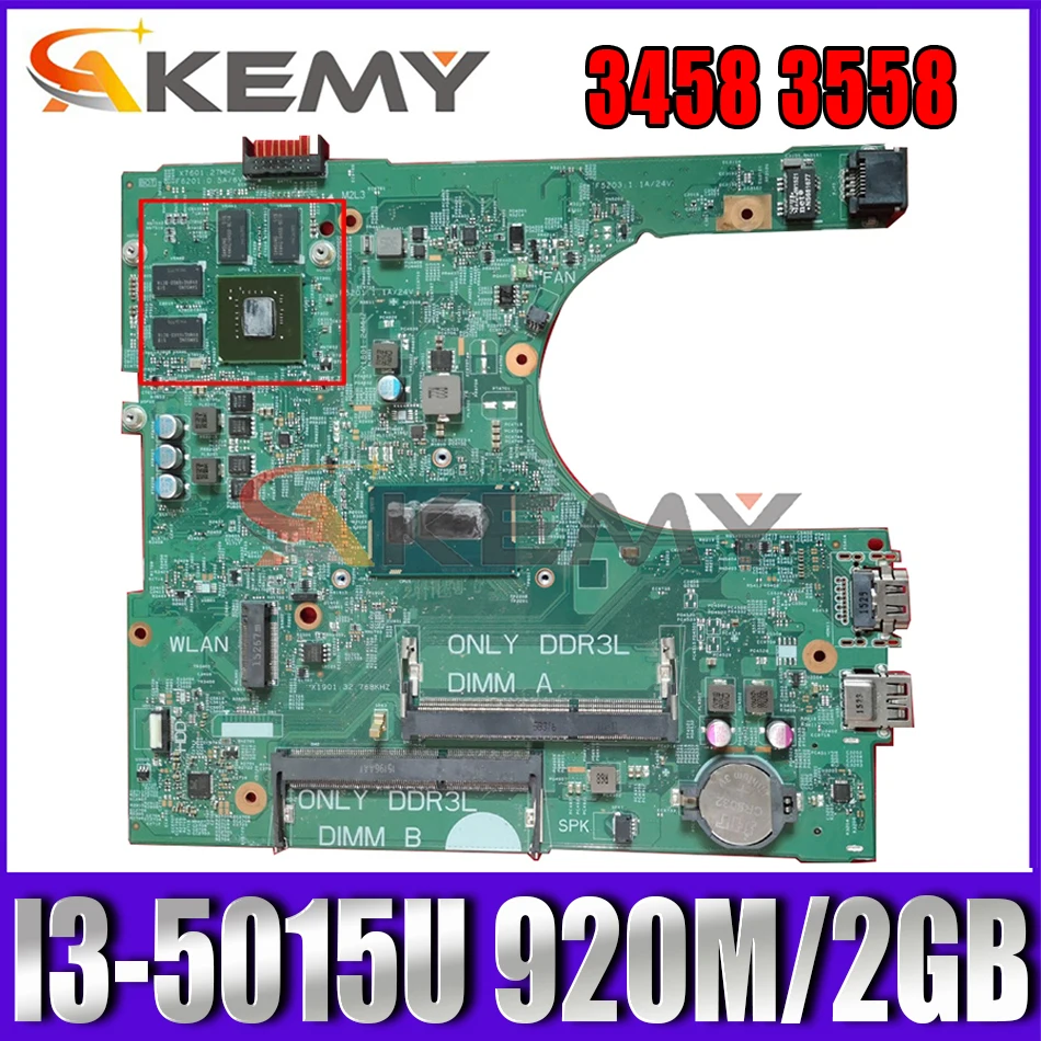 Абсолютно новая материнская плата для ноутбука Dell Inspiron 3458 3558 920M/2 ГБ 14216-1 PWB:1XVKN