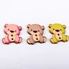 20pcs 23x27mm Mixed Cartoon Lovely Bear painted decorative Wooden buttons For handmake Scrapbooking Crafts ► Photo 2/6