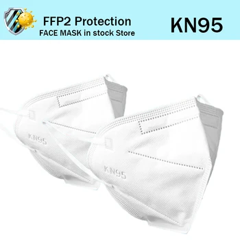 

70 piece FFP2 facial masks KN95 face mask protect maske anti dust mask mouth mask 95% filtered mascarillas tapabocas