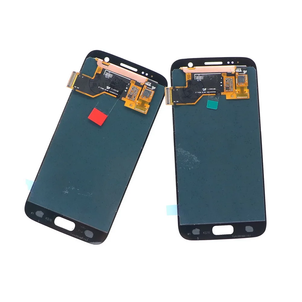 5,1 ''Супер AMOLED lcd с рамкой для SAMSUNG Galaxy S7 плоский дисплей G930 G930F телефон lcd сенсорный экран дигитайзер