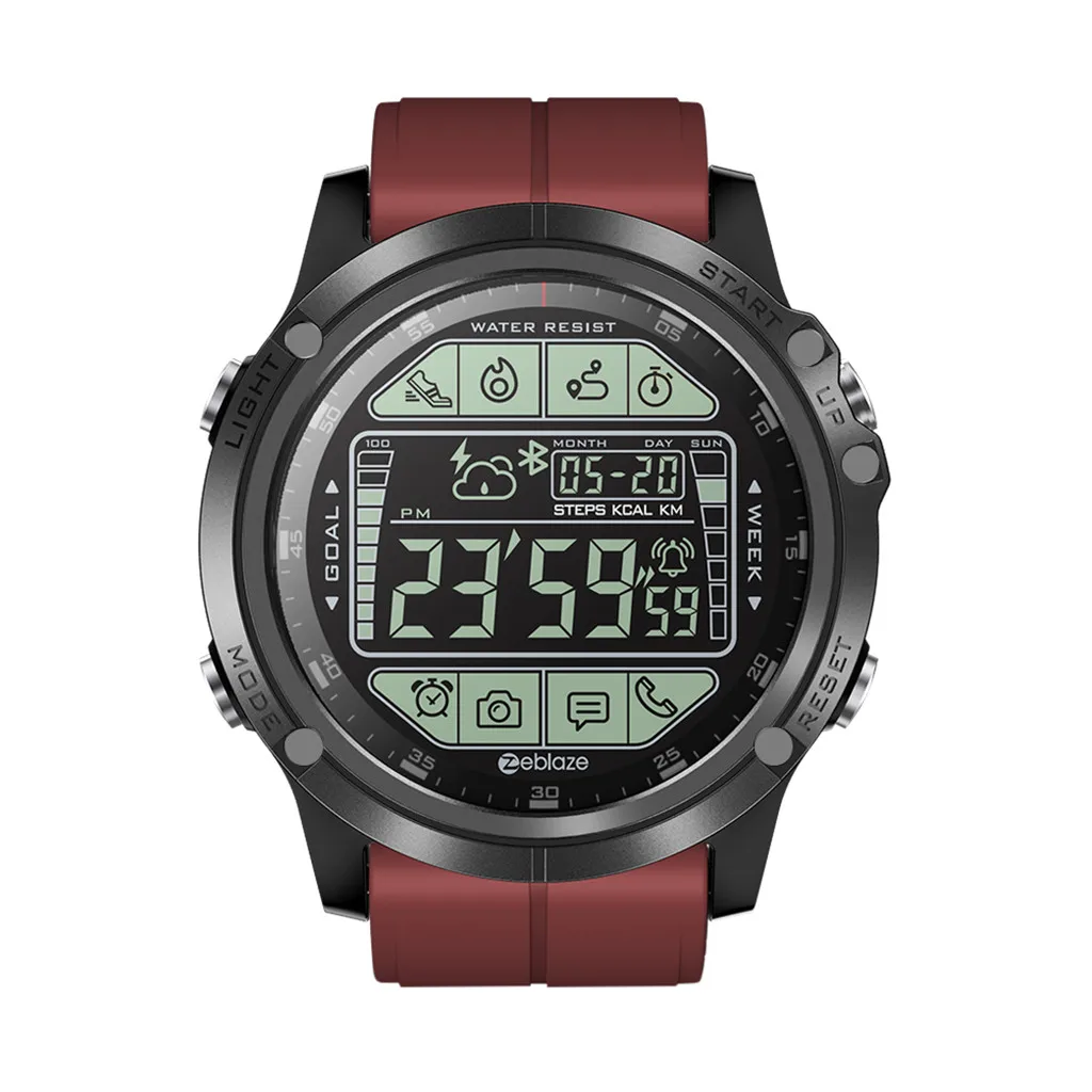 Zeblaze VIBE3S 1,24 дюймов Дисплей Смарт часы водонепроницаемые спортивные для IOS/Android уличные спортивные аксессуары Интеллектуальный компас