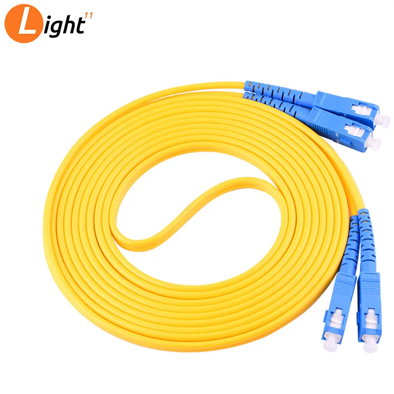 

10PCS/bag SC UPC 3M fiber optic patch cord 2.0mm or 3.0mm FTTH fiber optic jumper cable