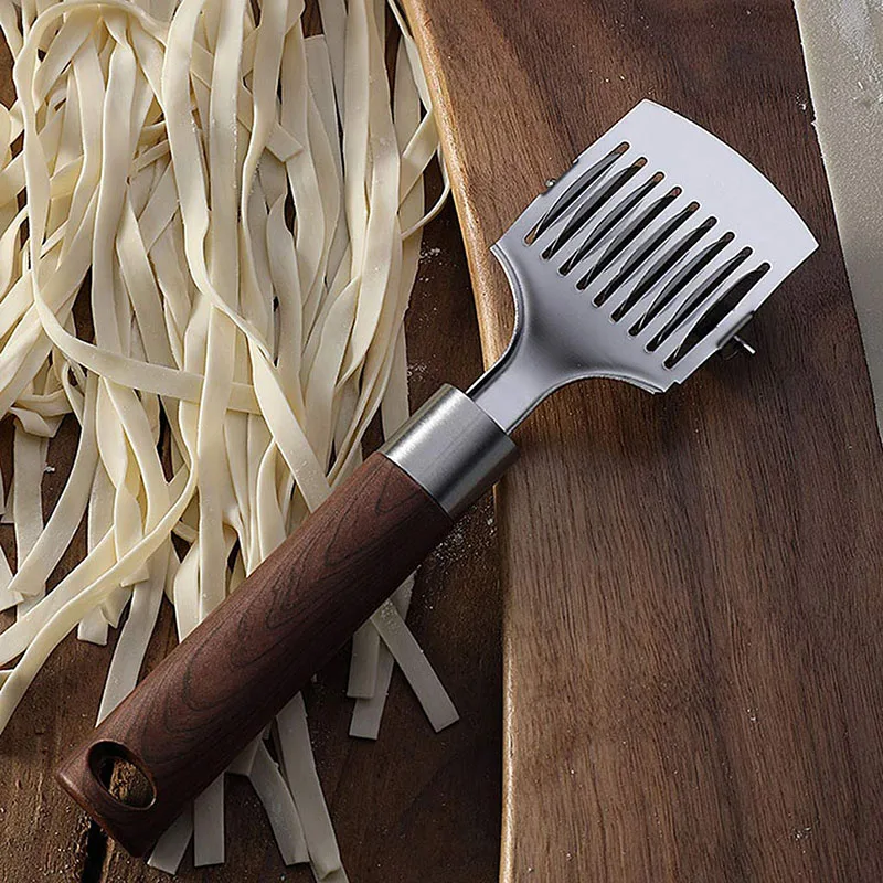 1PC Manual Section Shallot Cutter Kitchen Gadgets Pressing Machine Non-slip Handle Spaetzle Makers Noodles Cutter Knife