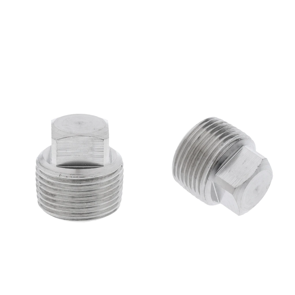 2xStainless Steel Garboard Drain Replacement Plug for Boats Marine 1/2 inch