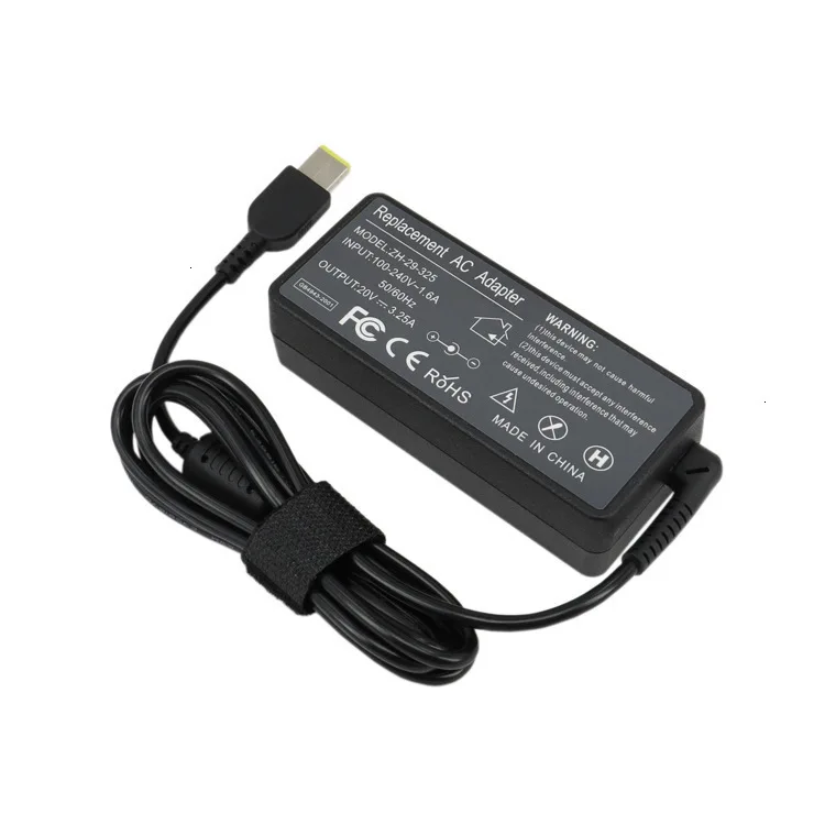 65W Мощность адаптер Зарядное устройство для lenovo G400 G500 G505 G405 YOGA 13X1 углерода E431 E531 T440S X230s X240 20V 3.25A