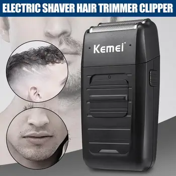 

Rechargeable Cordless Shaver AC110V-240V for Men Twin Blade Reciprocating Beard Razor Face Care Multifunction Strong Trimmer