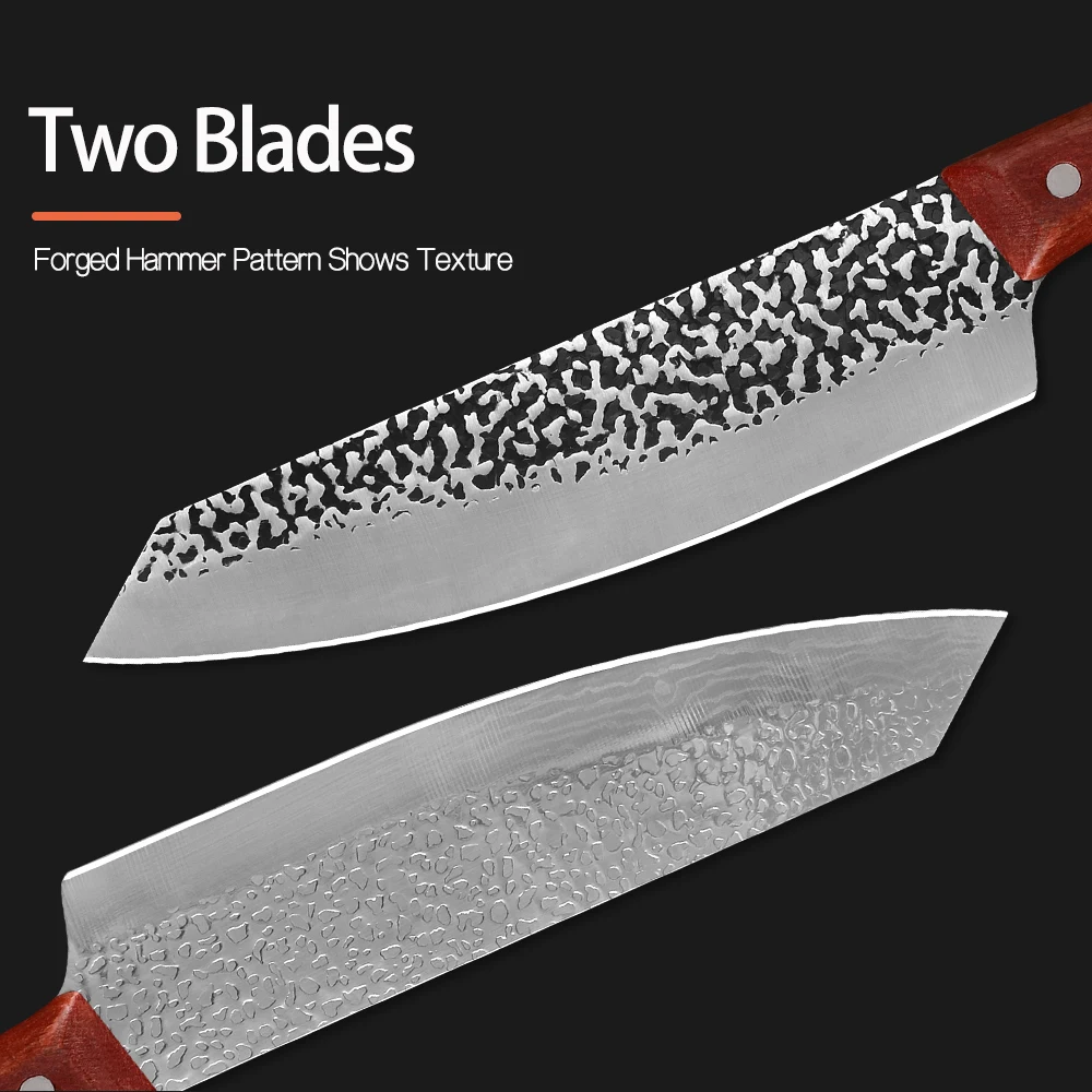 SOWOLL 8 дюймовый Kiritsuke нож из нержавеющей стали ручной работы шеф повара полностью