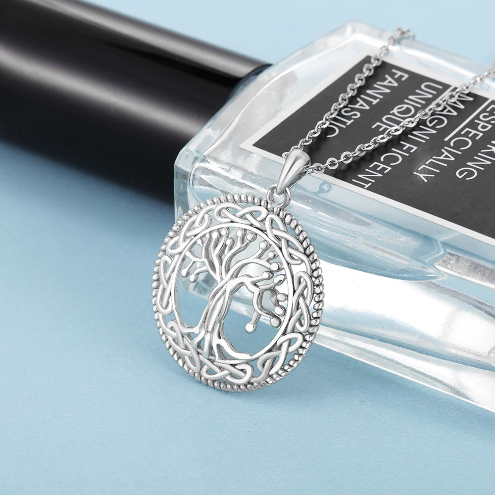 Круглый Кулон Дерево жизни ожерелье ювелирные изделия трендовые ожерелья и
