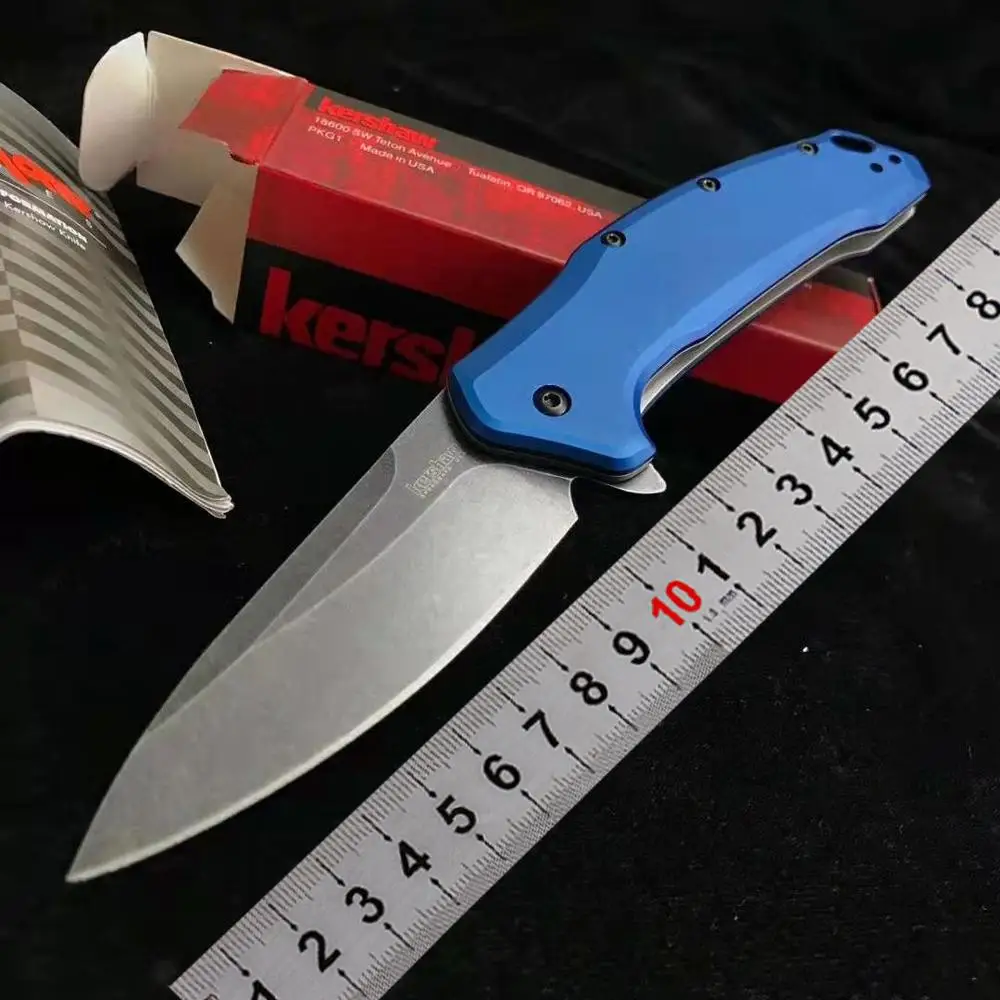 Новейший Kershaw 1776 тактический складной нож 420 лезвие алюминиевая ручка походные карманные ножи для выживания для улицы EDC ручные инструменты