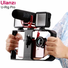 Ulanzi U-Rig Pro Smartphone Video Rig w 3 Shoe Mounts Filmmaking Case Handheld Phone Video Stabilizer Grip Tripod Mount Stand