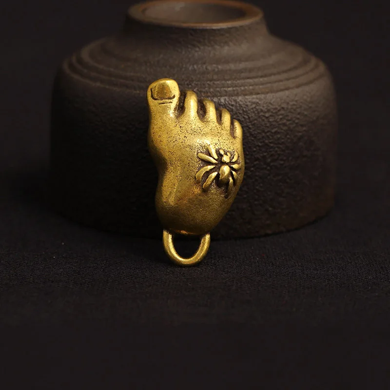 Brass Spider Feet keychain (5)