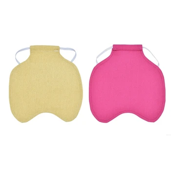 

2Pcs Single Strap Chicken Apron/Saddle, Feather Fix Protector for Poultry -Standard Size - Khaki & Rose Red