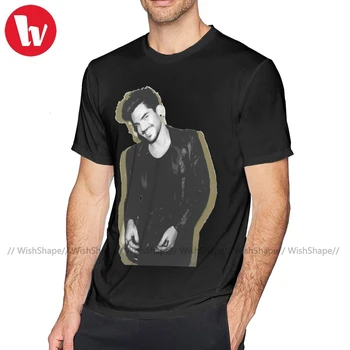 

Adam Lambert T Shirt Adam Lambert Merch Tour T-Shirt Cute Cotton Tee Shirt 6xl Basic Mens Short-Sleeve Tshirt