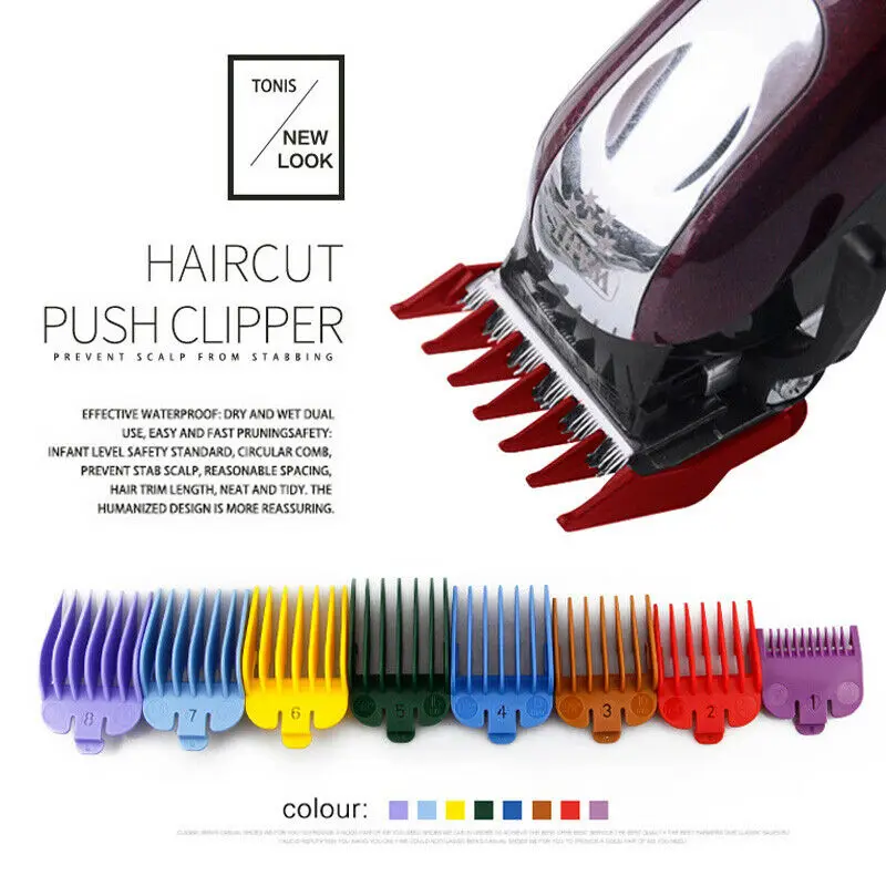 

3/10PCS Professional Cutting Guide Comb Hair Clipper Limit Comb Colorful Hair Trimmer Shaver 1.5mm 3mm Hairdressing Tool