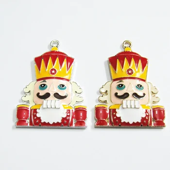 

Newest 45mm*37mm 10pcs/lot Zinc Alloy Necklace Christmas Pendants For Chunky Jewelry