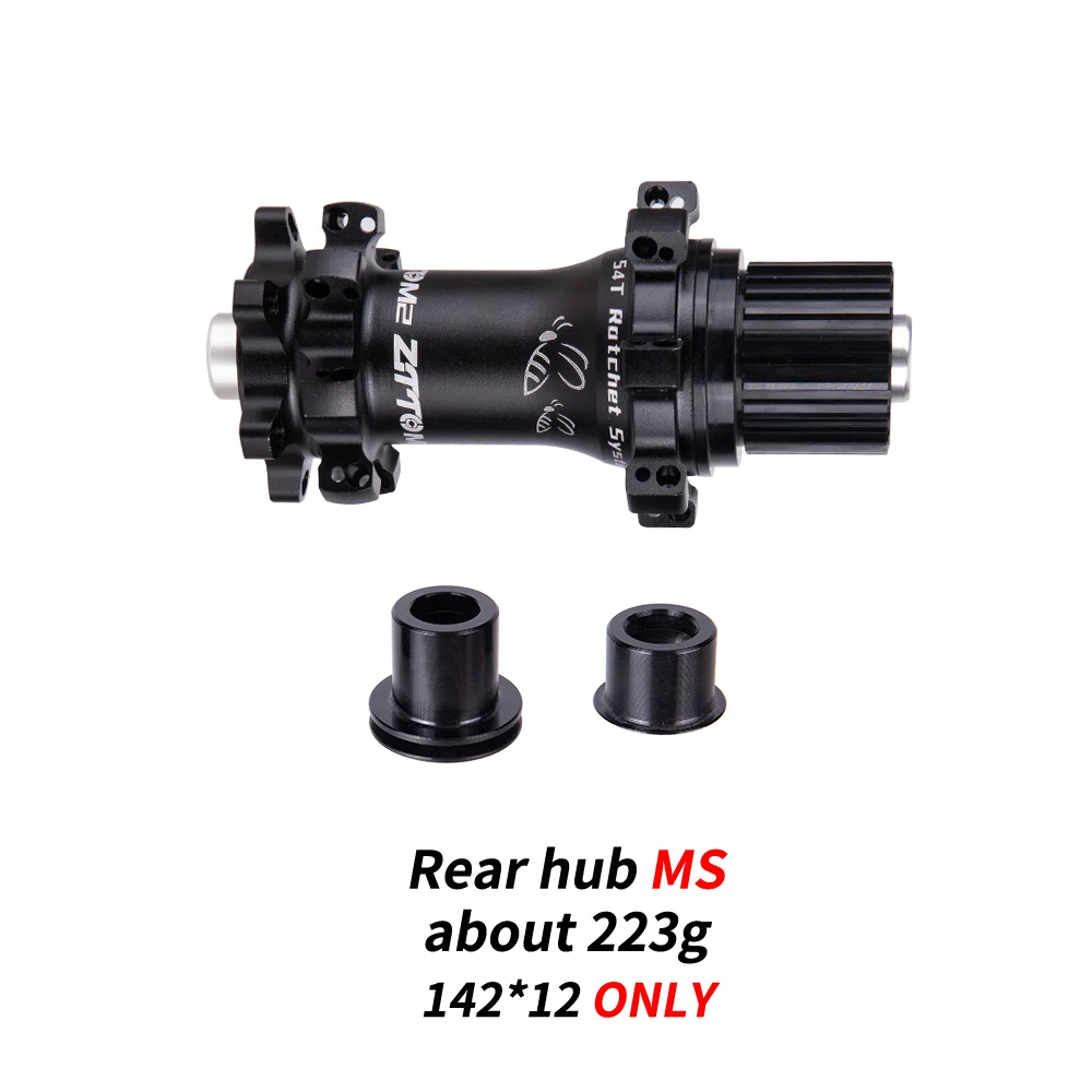 M2 28 отверстие MTB концентратор Straightpull концентратор Сверхлегкий микро сплайн ядро 54 Т трещотка HG XD для 12 Скоростей QR через ось 28h велосипедные концентраторы - Цвет: M2 Rear hub MS