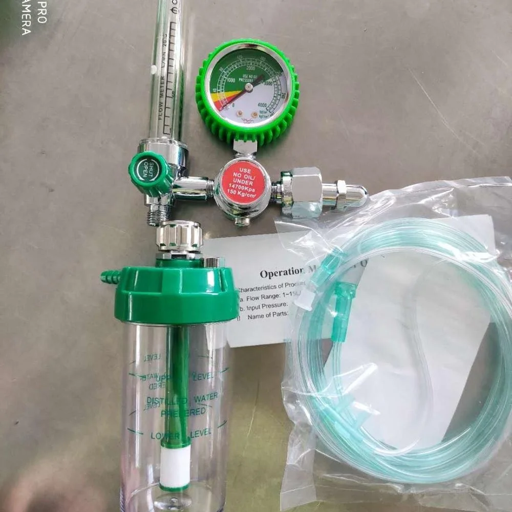 

CGA540 connection oxygen regulator for oxygen cylinder with humidifier
