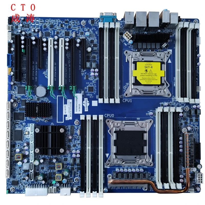 Оригинальная материнская плата рабочей станции для HP Z820 708610-001 618266-003 C602 LGA2011