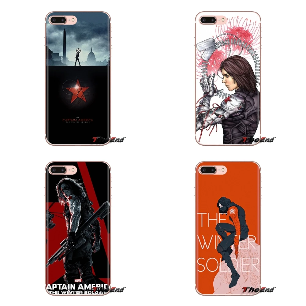 Captain America Winter Soldier Soft Shell Case For HTC One U11 U12 X9 M7 M8 A9 M9 M10 E9 Plus Desire 630 530 626 628 816 820 830 |