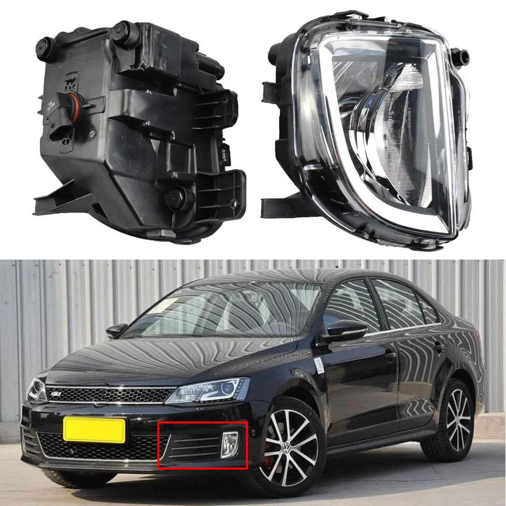 2 шт. для VW Jetta GLI 2011 2012 2013 2014 2015 Передняя галогенная противотуманная фара