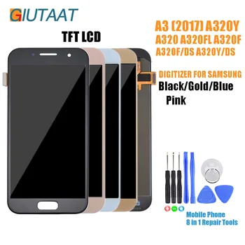 

TFT LCD Display Touch Screen Digitizer Assembly for Samsung Galaxy A3 (2017) A320 A320FL A320F A320F/DS A320Y/DS A320Y NO FRAME