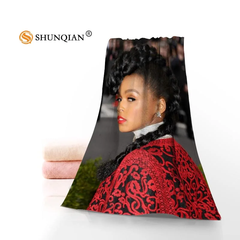 Изготовленное на заказ Janelle Monae 35x75 см полотенце для лица s facmarleth бамбуковое волокно мочалка быстросохнущее спортивное полотенце - Цвет: 6