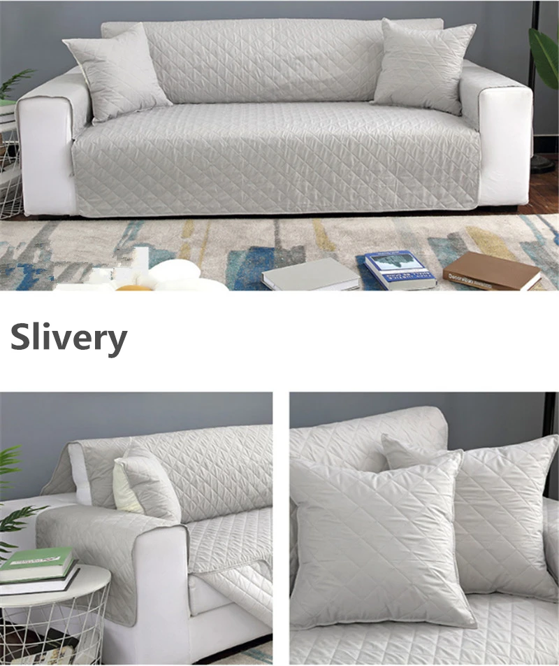 Водонепроницаемый Loveseat чехол для кожаного дивана стеганая мебель протектор оставаться на месте чехол для дивана предотвращает пятна дивана