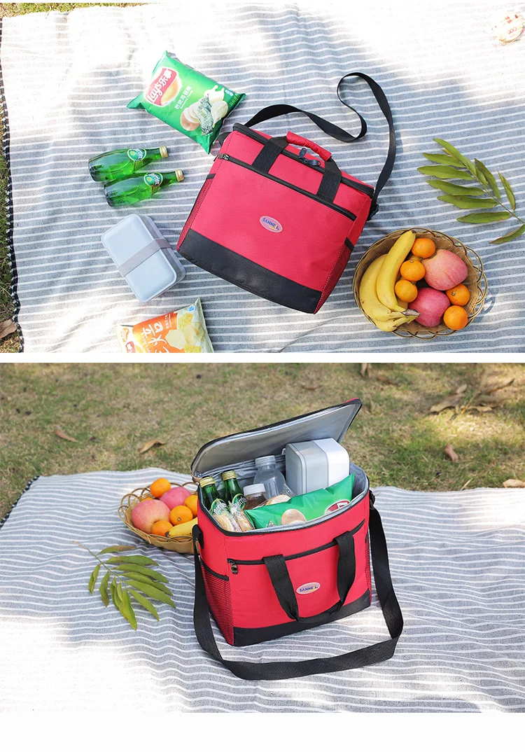Новое поступление 16л Термоизолированный сумка-холодильник для работы сумка для пикника тепловой мешок loncheras para mujer для школьников
