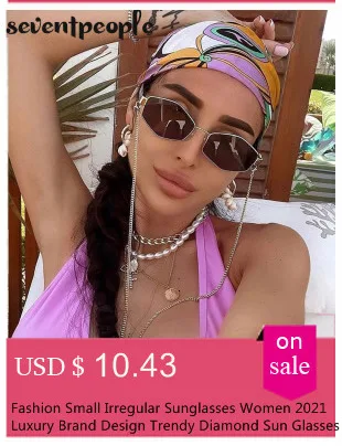 Fashion Small Irregular Sunglasses Women 2022 Luxury Brand Design Trendy Diamond Sun Glasses For Female With Metal Eyewear Chain designer sunglasses