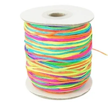 

dt34ping ojsonf multicolor 1 5mm nylon 160M Chinese Knot String Nylon Cord Rope for Bracelet jewelry crystal